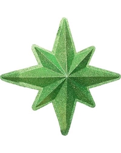 Елочная игрушка GreenTerra Звезда 40см парча Greenterra