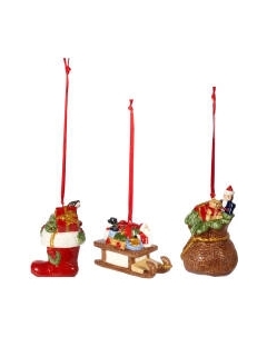 Набор елочных игрушек Villeroy & Boch Nostalgic Ornaments. Подарки / 14-8331-6685 Villeroy & boch