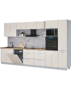 Кухонный гарнитур Интерлиния Мила Лайт 3.6-ПМ1