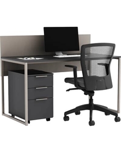 Письменный стол Crafto Тор с экраном и тумбой 01 138x70x75