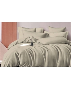 Комплект постельного белья LUXOR №12-0605 Слоновая кость 2сп с европростыней Luxor
