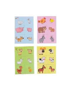 Развивающая игра Синий трактор Парные пазлы. Кто чей малыш? / 7815735