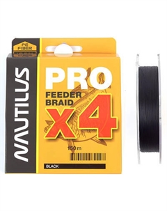 Леска плетеная NAUTILUS Pro Feeder Braid Black d-0.10 4.1кг 9lb / 06-24259520 Nautilus