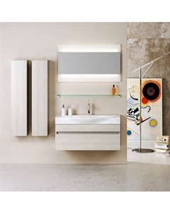 Тумба под умывальник Aqwella Бергамо Ber.01.10/A