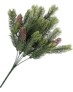 Ветка новогодняя Волшебная страна Ветка с шишками 110594