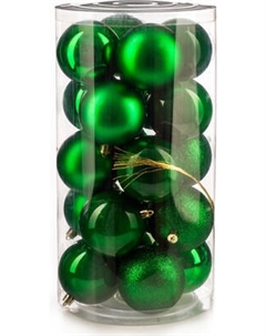Набор шаров новогодних Ausini VT25-04007-5