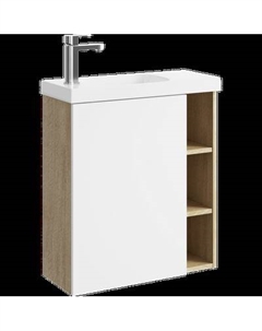 Тумба под умывальник Aqwella Alba ALB0106LDD + ALB0706WM