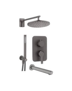 Душевая система со смесителем Deante Arnika Titanium-1