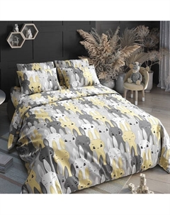 Комплект постельного белья LUXOR Тинейджер Ушастики желтый 7631 1.5сп Luxor
