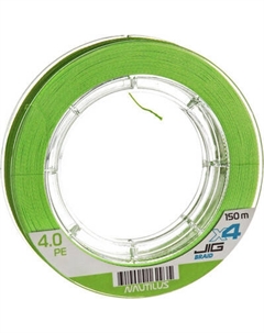 Леска плетеная NAUTILUS X4 Jig Braid Chartreuse d-0.20мм 15.7кг 2.5PE 150м / 06-42302642 Nautilus