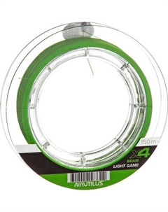 Леска плетеная NAUTILUS X4 Light game Braid Chartreus 6.3кг 1.0PE / 06-42302688 Nautilus