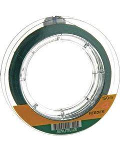 Леска плетеная NAUTILUS X4 Feeder Braid Dark Green d-0.12мм 6.8кг 150м / 06-42302674 Nautilus