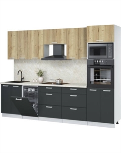 Кухонный гарнитур Интерлиния Мила Лайт 2.85-ПМ3