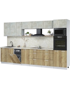 Кухонный гарнитур Интерлиния Мила Лайт 3.5-ПМ3