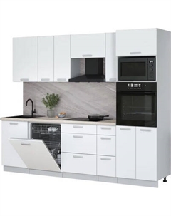 Кухонный гарнитур Интерлиния Мила Лайт 2.6-ПМ1