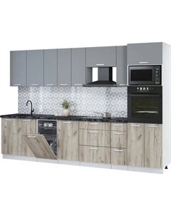 Кухонный гарнитур Интерлиния Мила Лайт 3.2-ПМ3