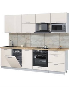 Кухонный гарнитур Интерлиния Мила Лайт 2.6-ПМ4