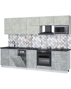 Кухонный гарнитур Интерлиния Мила Лайт 2.9-ПМ4