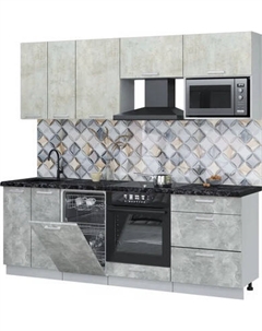 Кухонный гарнитур Интерлиния Мила Лайт 2.25-ПМ4