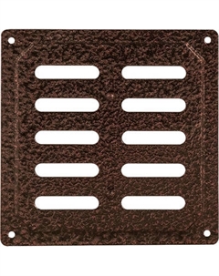 Решетка вентиляционная Нора-М 160x160 с заслонкой / 19366 Нора-м