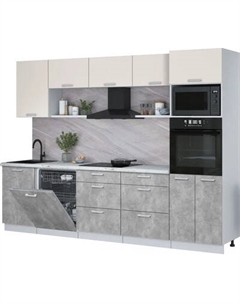 Кухонный гарнитур Интерлиния Мила Лайт 2.9-ПМ1