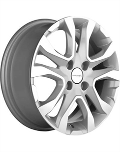 Литой диск Khomen KHW1503 X-Ray 15x6" 4x100мм DIA 60.1мм ET 40мм F-Silver-FP