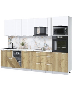 Кухонный гарнитур Интерлиния Мила Лайт 3.05-ПМ3