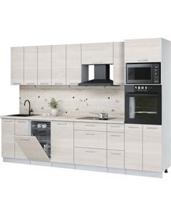 Кухонный гарнитур Интерлиния Мила Лайт 3.05-ПМ3
