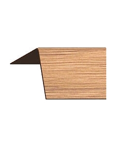 Уголок отделочный Rico Moulding 124 Дуб Янтарный с тиснением