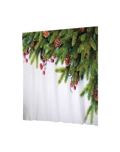 Шторка-занавеска для ванны JoyArty Елочные игрушки / sc_20292 Joyarty