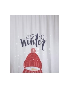 Шторка-занавеска для ванны JoyArty Зимнее настроение / sc_290631 Joyarty