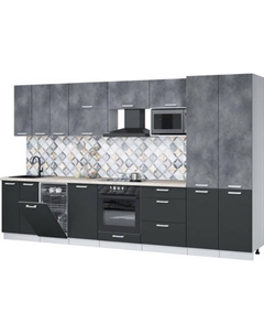 Кухонный гарнитур Интерлиния Мила Лайт 3.5-ПМ4