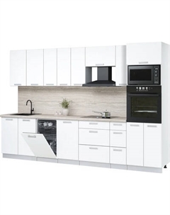 Кухонный гарнитур Интерлиния Мила Лайт 3.2-ПМ3