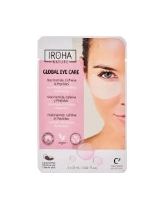 Патчи под глаза Iroha Nature Global Eye Care Niacinamide Caffeine & Peptides Iroha nature