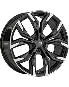 Литой диск LS wheels FlowForming RC92 19x8" 5x108мм DIA 63.3мм ET 45мм BKF Ls wheels