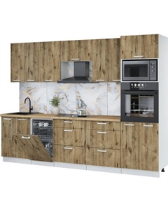 Кухонный гарнитур Интерлиния Мила Лайт 2.85-ПМ3