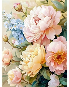 Набор алмазной вышивки Феникс+ Винтажные розы / 70811 Feniks