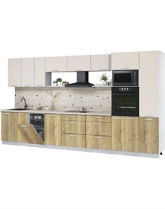 Кухонный гарнитур Интерлиния Мила Лайт 3.9-ПМ3