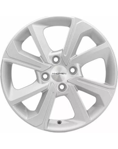 Литой диск Khomen KHW1501 Vesta 15x6" 4x100мм DIA 60.1мм ET 50мм F-Silver