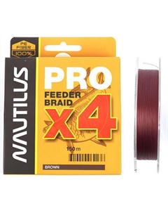 Леска плетеная NAUTILUS Pro Feeder Braid Brown d-0.12 5.5кг 12lb / 06-24259513 Nautilus