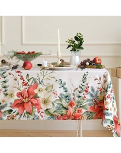 Скатерть Этель Пуансетия / 9896194