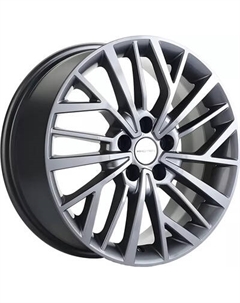 Литой диск Khomen KHW1717 Haval Jolion 17x7" 5x114.3мм DIA 66.5мм ET 37мм Gray