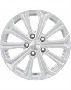 Литой диск Khomen KHW1610 Octavia 16x6.5" 5x112мм DIA 57.1мм ET 46мм F Silver