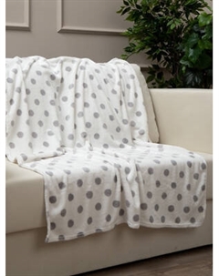 Плед TexRepublic FN 917 W-GY 1114 Горох / 28897 Texrepublic