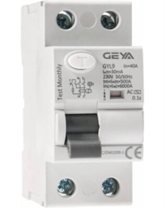 Устройство защитного отключения Geya GYL92P40A30MA