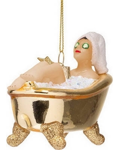 Елочная игрушка Vondels Девушка в ванной / 4250101060137