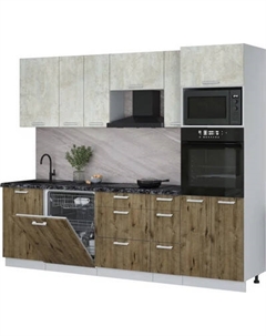 Кухонный гарнитур Интерлиния Мила Лайт 2.6-ПМ1