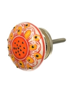 Ручка для мебели Blumen Haus Подсолнух оранжевый / 66107 Blumen haus