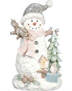 Световая фигурка Lefard Снеговик с LED-Подсветкой 121-166