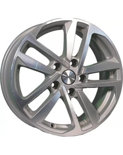 Литой диск Khomen KHW1612 Focus 16x6.5" 5x108мм DIA 63.35мм ET 50мм F-Silver FP